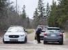 An RCMP officer talks with a local resident before escorting them home at a roadblock in Portapique, N.S. on Wednesday, April 22, 2020. THE CANADIAN PRESS/Andrew Vaughan