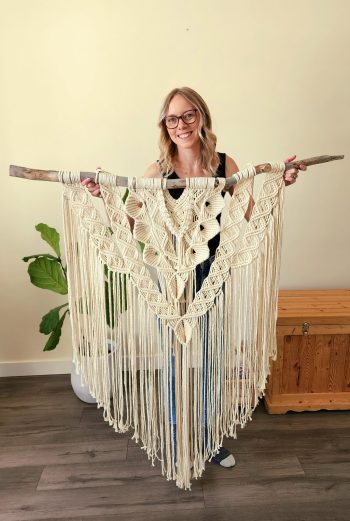 Submitted Photo
Sharlene Reimer will exhibit her weaving and macrame pieces at the Hall Gallery from Oct. 18 to Nov. 15.