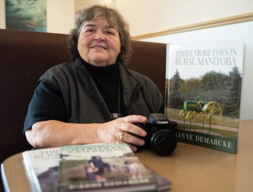 SVJETLANA MLINAREVIC THE CARILLON
Dianne Demarcke has just released a sequal to her hit Three Days in Rural Manitoba: Three More Days in Rural Manitoba, Oct. 28, 2024. Her travel books document the individual personalities of small Manitoba towns and villages.