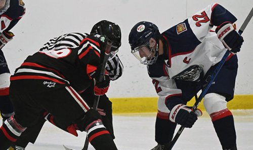 Transcona Railer Express captain Nolan Vandenbussche is one of eight players from Eastman on the team this season. The Express are hosting a game in Hazelridge Nov. 9 to honour supporters and players from the region. (Transcona Railer Express)