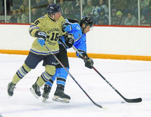 Connor Paronuzzi was named the MJHL's most valuable player last week, becoming the first Steinbach Piston to receive the award. Paronuzzi has dominated the league's scoring race, leading by 20 points heading into the final week of action. (Cassidy Dankochik Carillon Archives)