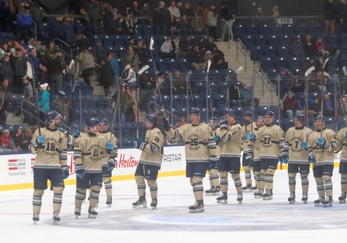 Steinbach's win over the Winnipeg Blues was the first in the brand new Southeast Event Centre. (Cassidy Dankochik The Carillon)